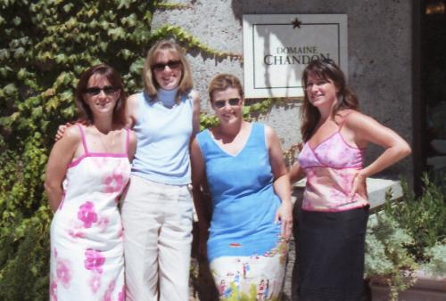 The Girls at Domaine Chandon - KLM Photo