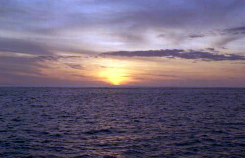 Sunset at Isla Wolf