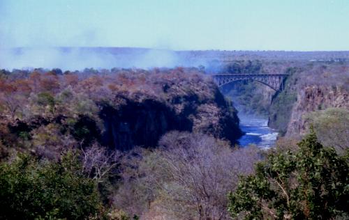 Victoria Falls Bridge From Hotel