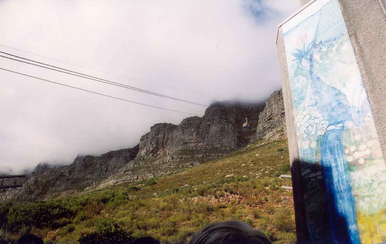 Cable car to Table Mountain