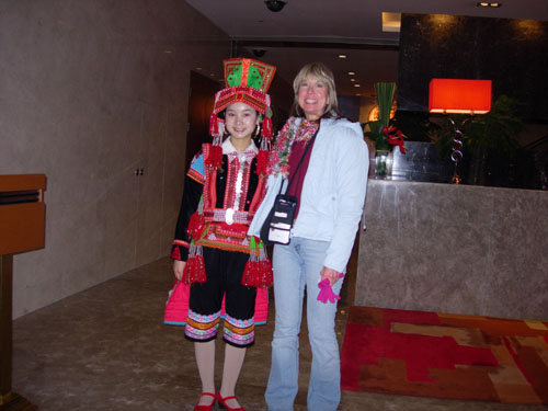 Native Girl and Nancy  China 2010