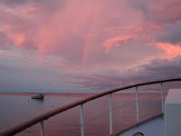 Sunset with Rainbow over Walindi Bay - MZ Photo